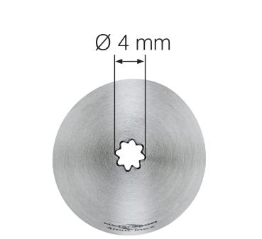 Preview: Küchenprofi Bake Sterntülle 4 mm 08 0548 28 04